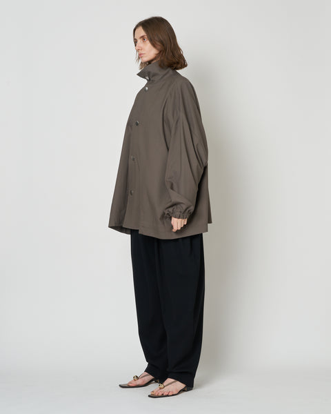 【PRE ORDER】NIMES - SUMMER WOOL STAND COLLAR JACKET