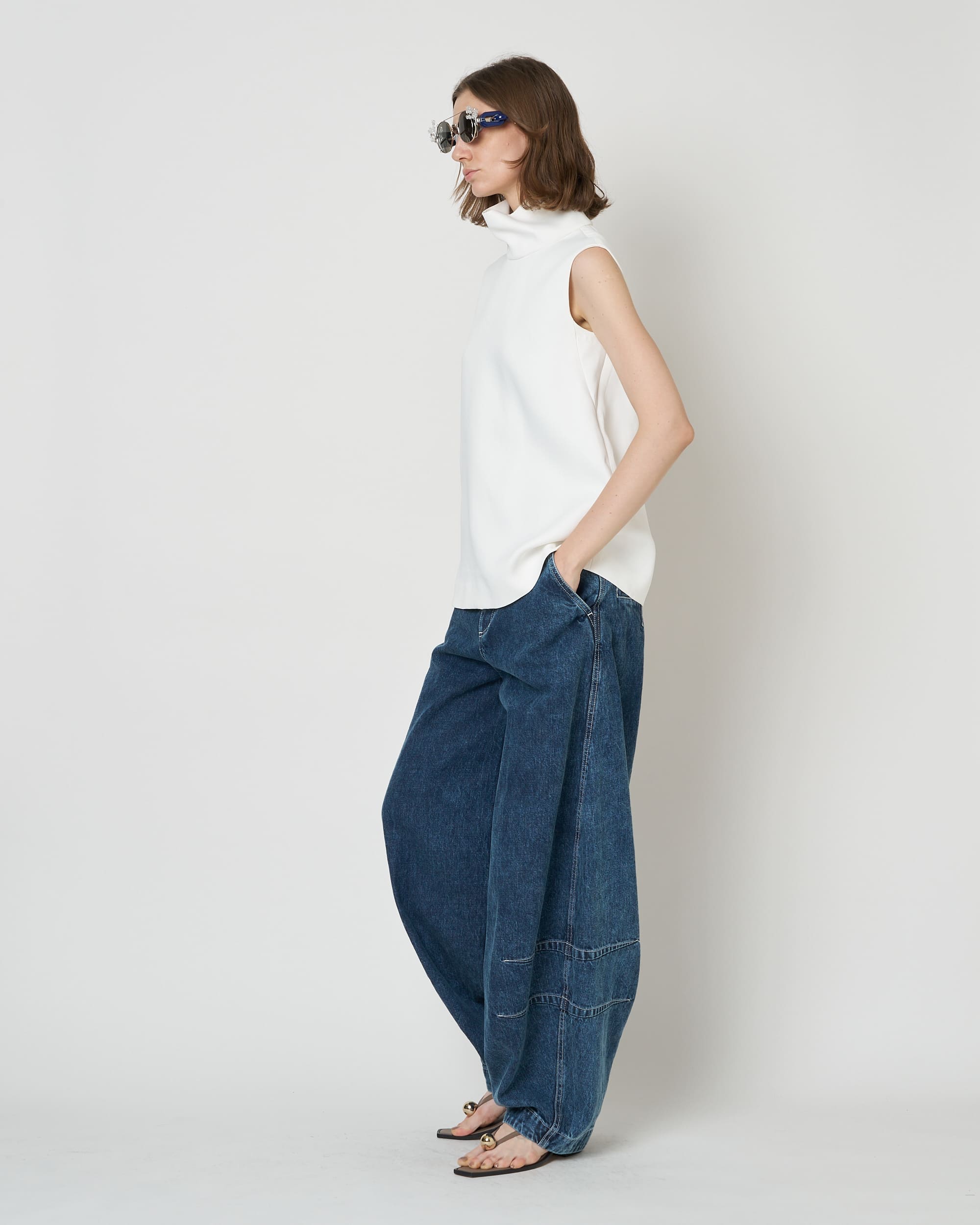 NARVIK - COCOON DENIM PANTS