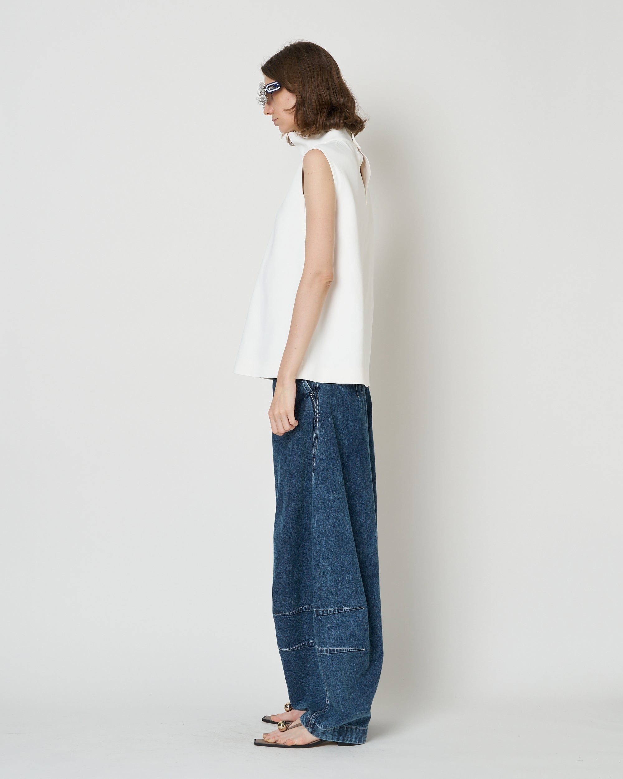 【PRE ORDER】NAOS - STAND COLLAR TOP