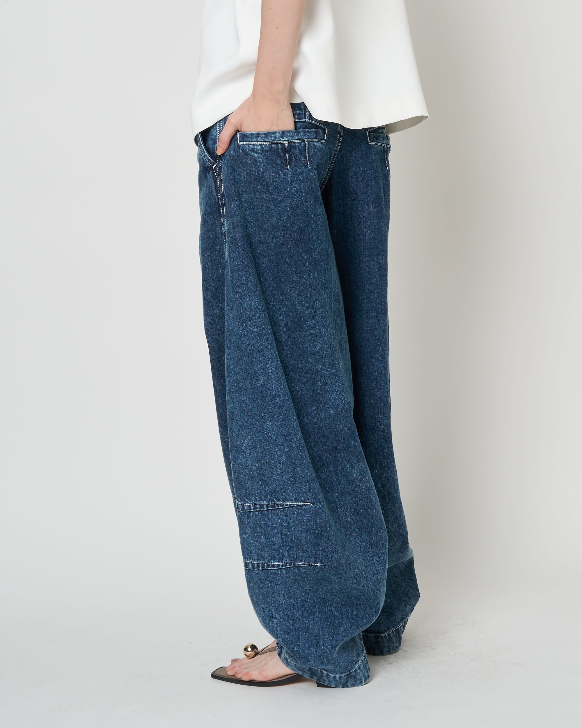 NARVIK - COCOON DENIM PANTS
