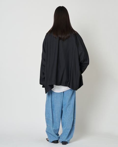 【PRE ORDER】NIMES - SILK NYLON STAND COLLAR JACKET