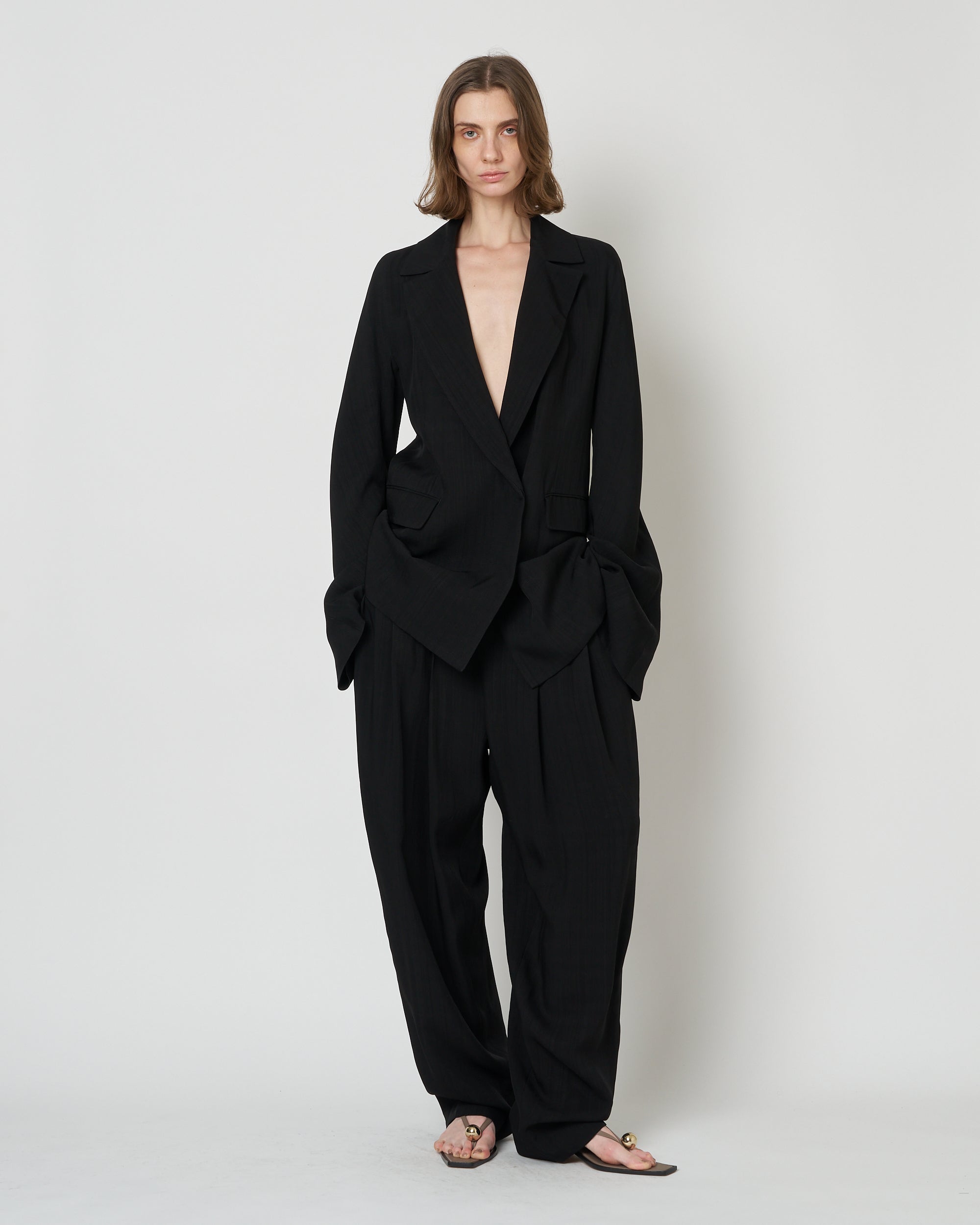 【PRE ORDER】NATIA - VISCOSE FLARED SLEEVE JACKET