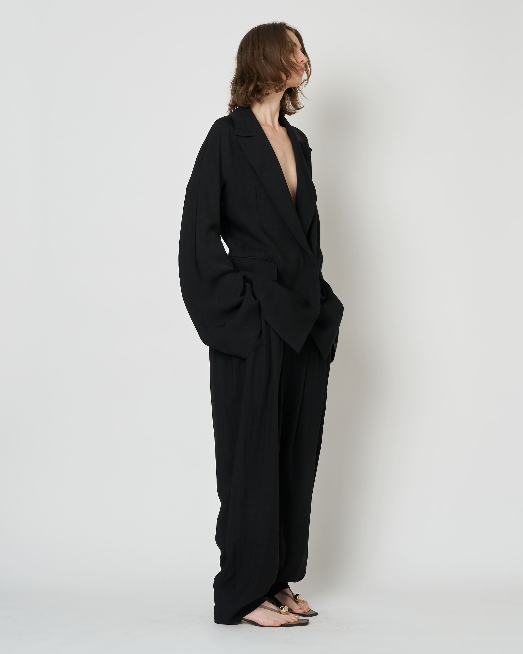 NATIA - VISCOSE FLARED SLEEVE JACKET (SOLD OUT)