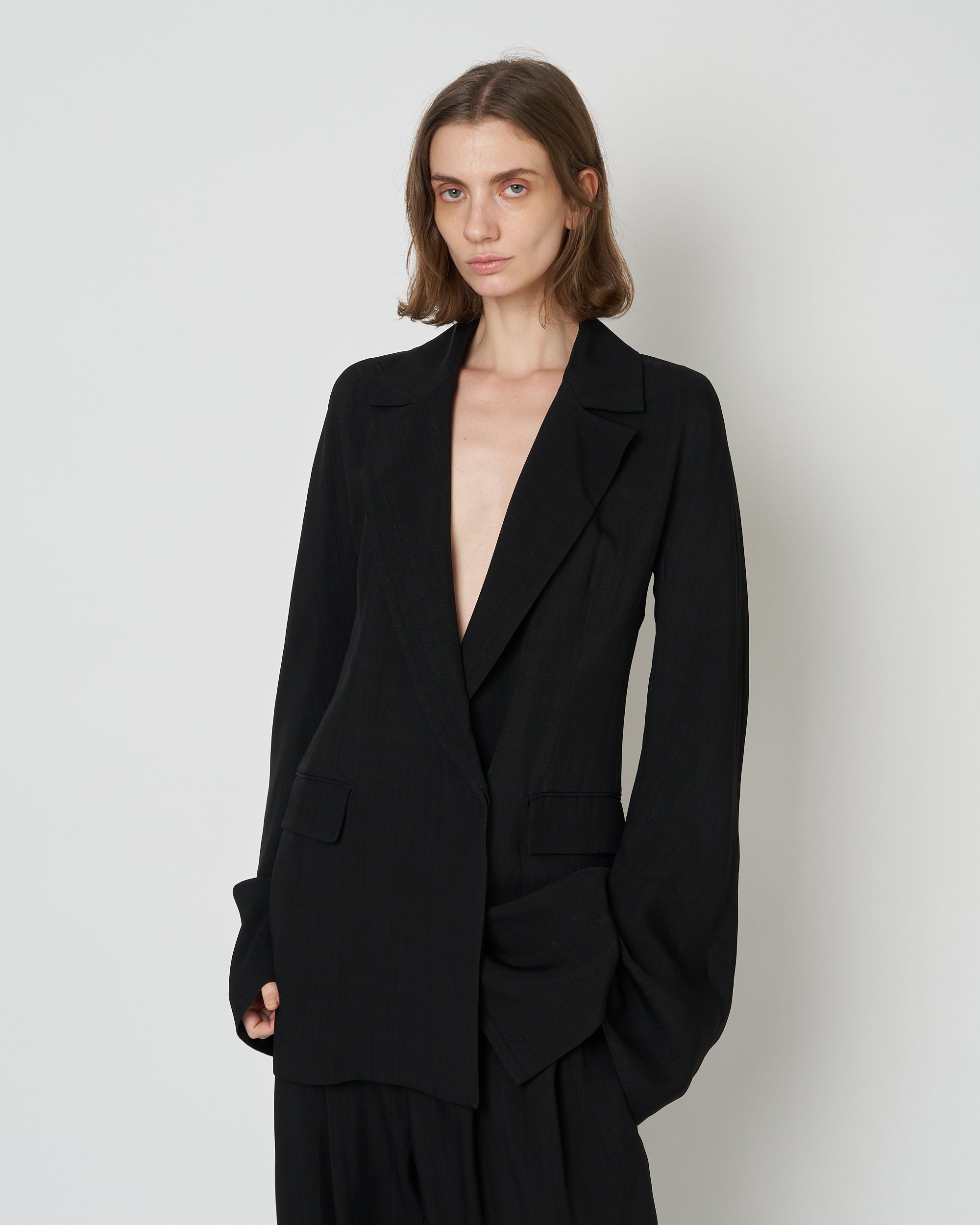 【PRE ORDER】NATIA - VISCOSE FLARED SLEEVE JACKET