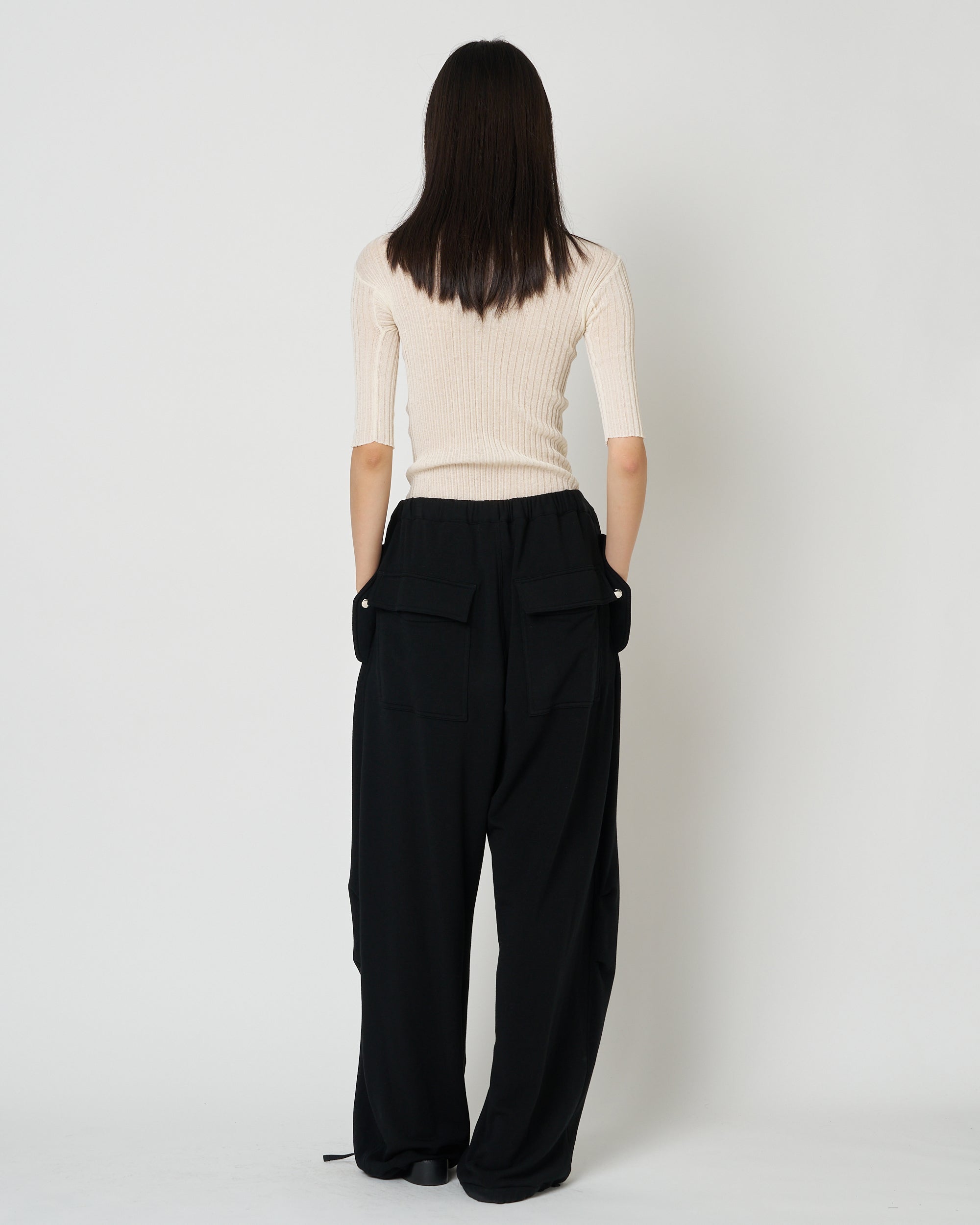 【PRE ORDER】MONICA - TENCEL CASHMERE TUCK WIDE SWEAT