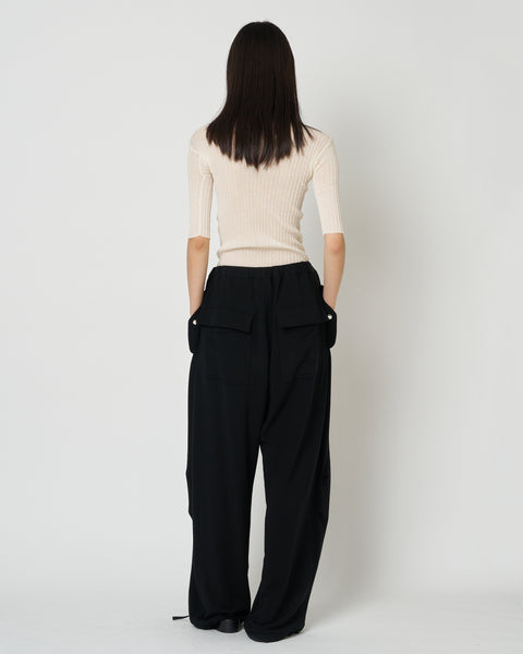 【PRE ORDER】MONICA - TENCEL CASHMERE TUCK WIDE SWEAT