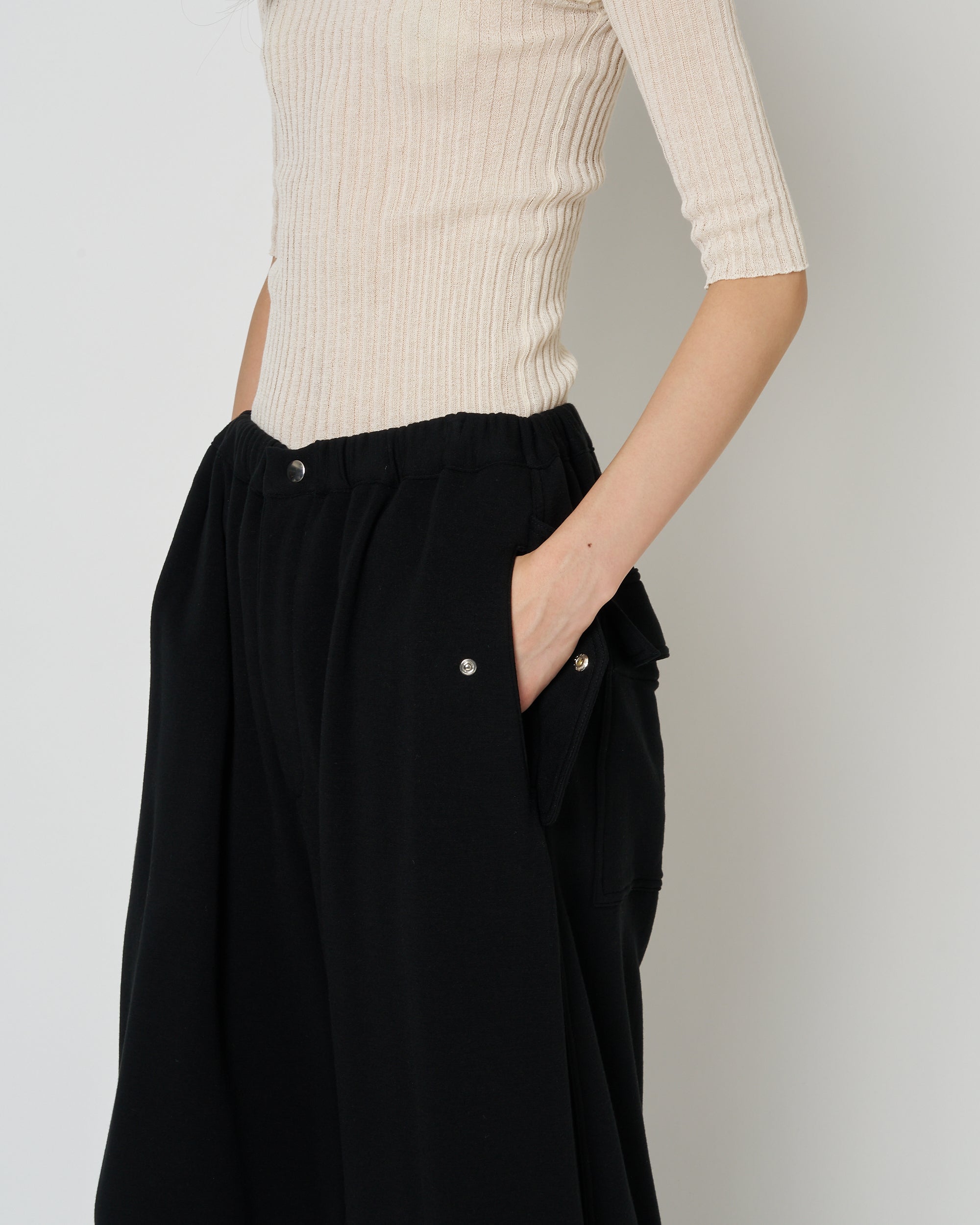【PRE ORDER】MONICA - TENCEL CASHMERE TUCK WIDE SWEAT