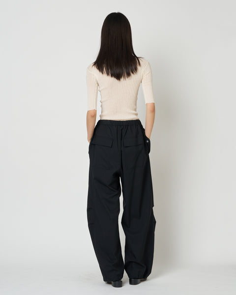 【PRE ORDER】MONICA - SUMMER WOOL TUCK WIDE PANTS