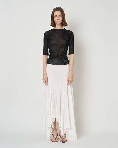 【PRE ORDER】NADIR - ASYMMETRY NYLON SKIRT