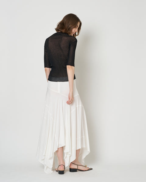 【PRE ORDER】NADIR - ASYMMETRY NYLON SKIRT