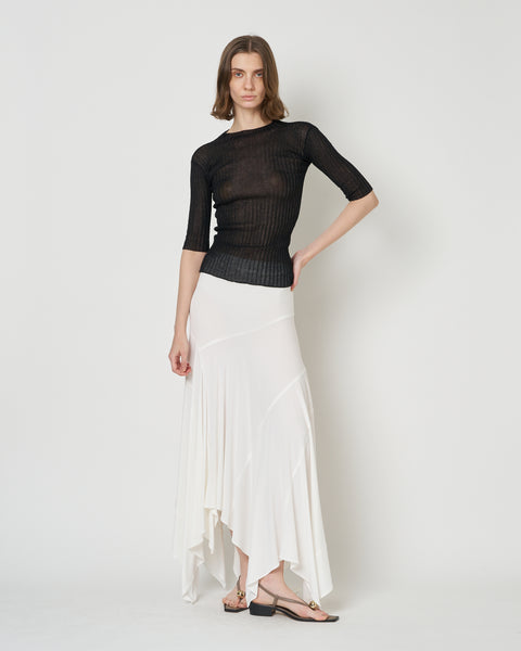【PRE ORDER】NADIR - ASYMMETRY NYLON SKIRT