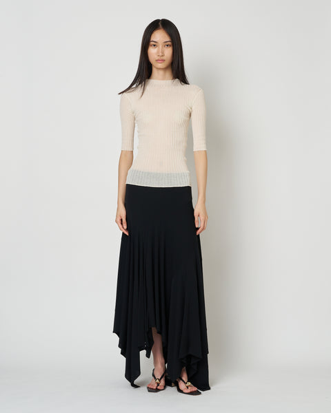 【PRE ORDER】NADIR - ASYMMETRY NYLON SKIRT
