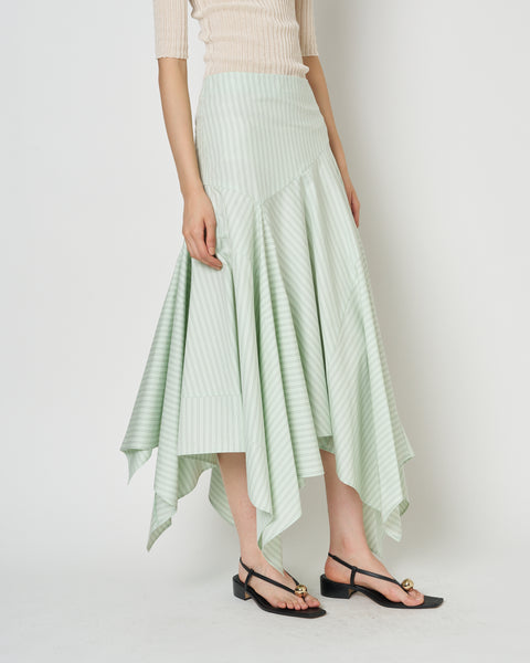 【PRE ORDER】NADIR - ASYMMETRY COTTON SKIRT