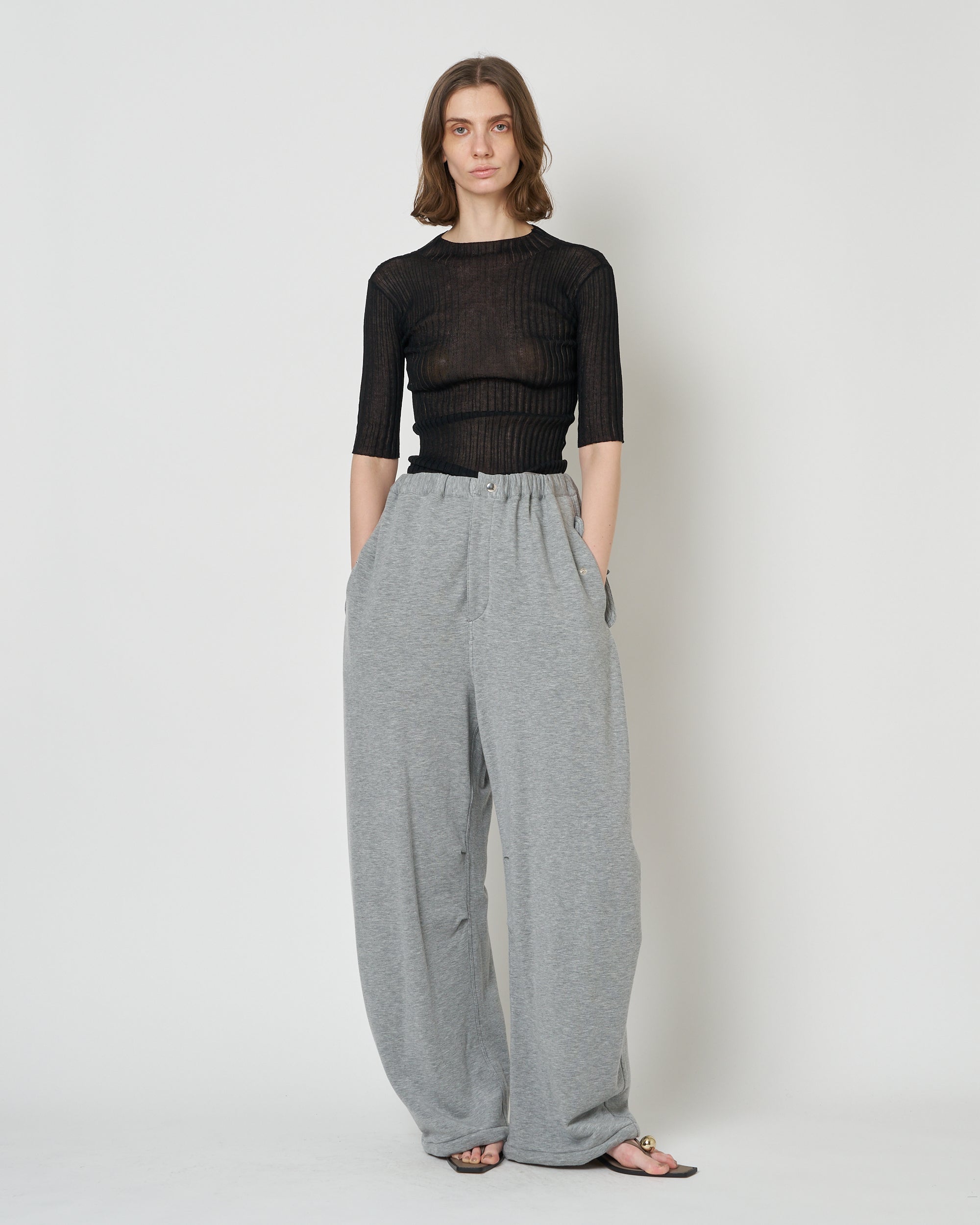 【PRE ORDER】MONICA - TENCEL CASHMERE TUCK WIDE SWEAT