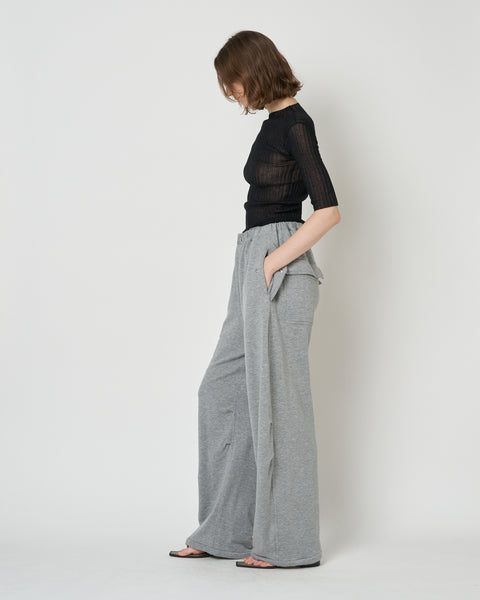 【PRE ORDER】MONICA - TENCEL CASHMERE TUCK WIDE SWEAT