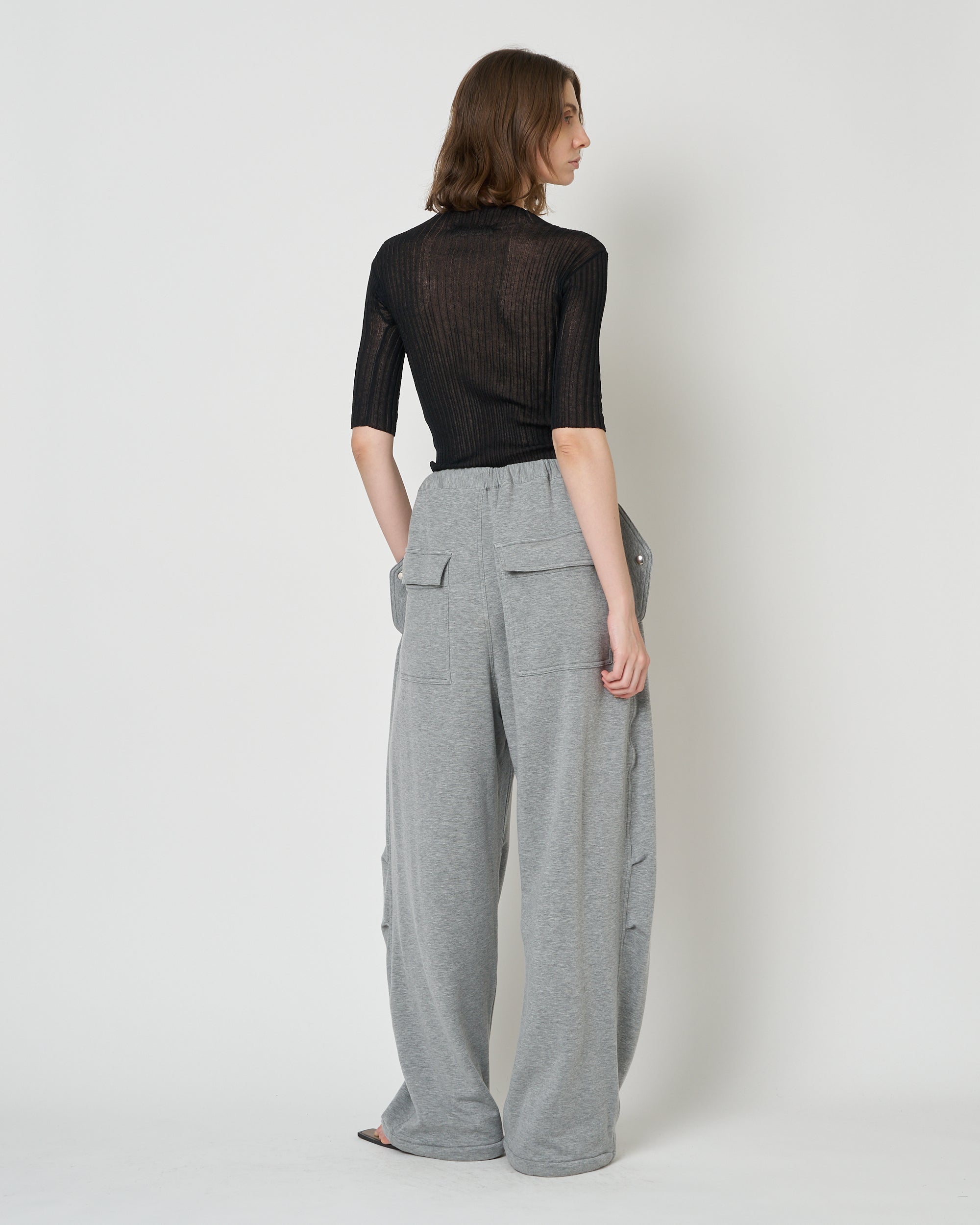【PRE ORDER】MONICA - TENCEL CASHMERE TUCK WIDE SWEAT