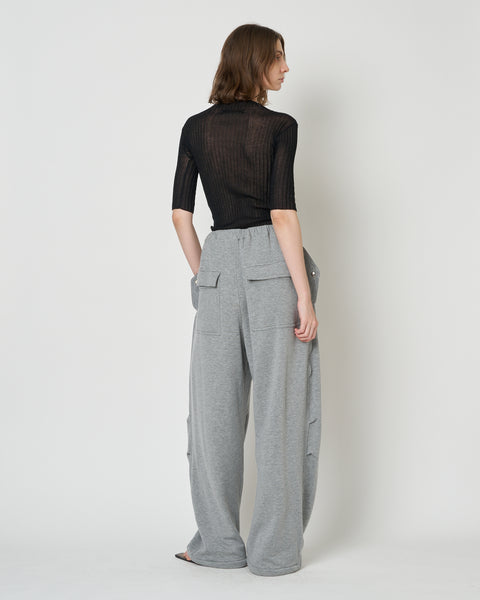 【PRE ORDER】MONICA - TENCEL CASHMERE TUCK WIDE SWEAT