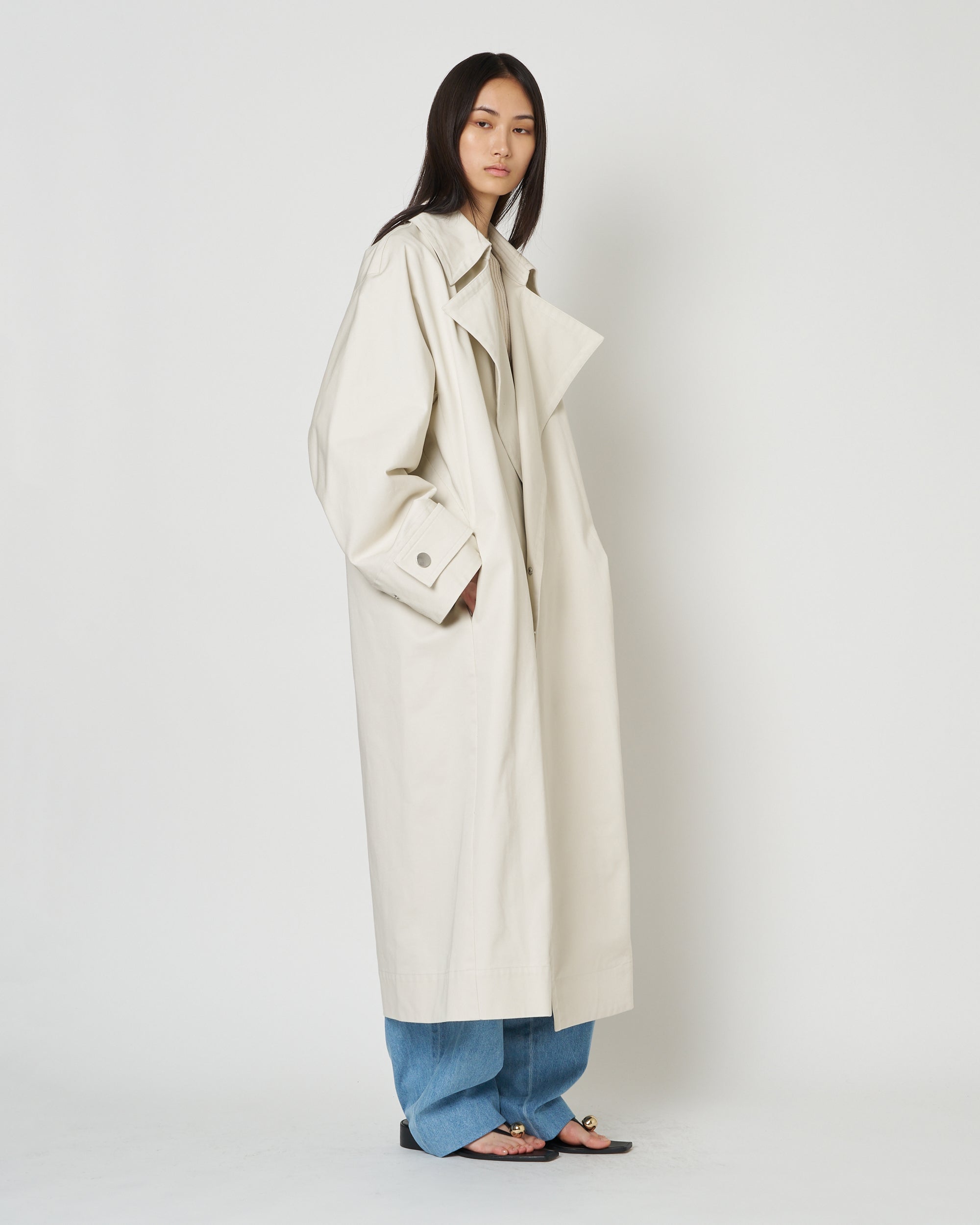 【PRE ORDER】NASA - COTTON TRENCH COAT