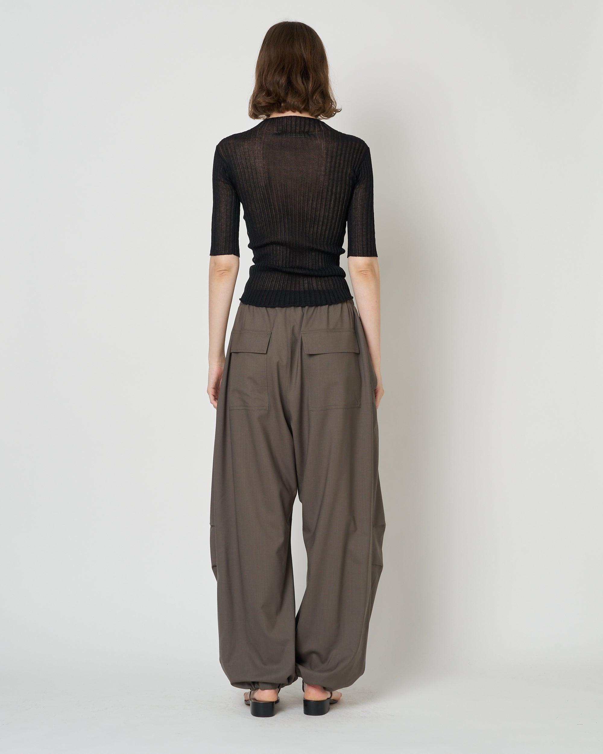 【PRE ORDER】MONICA - SUMMER WOOL TUCK WIDE PANTS