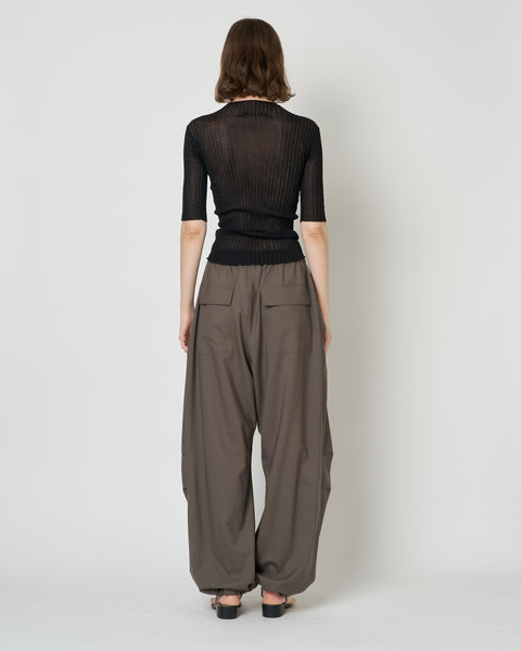 【PRE ORDER】MONICA - SUMMER WOOL TUCK WIDE PANTS