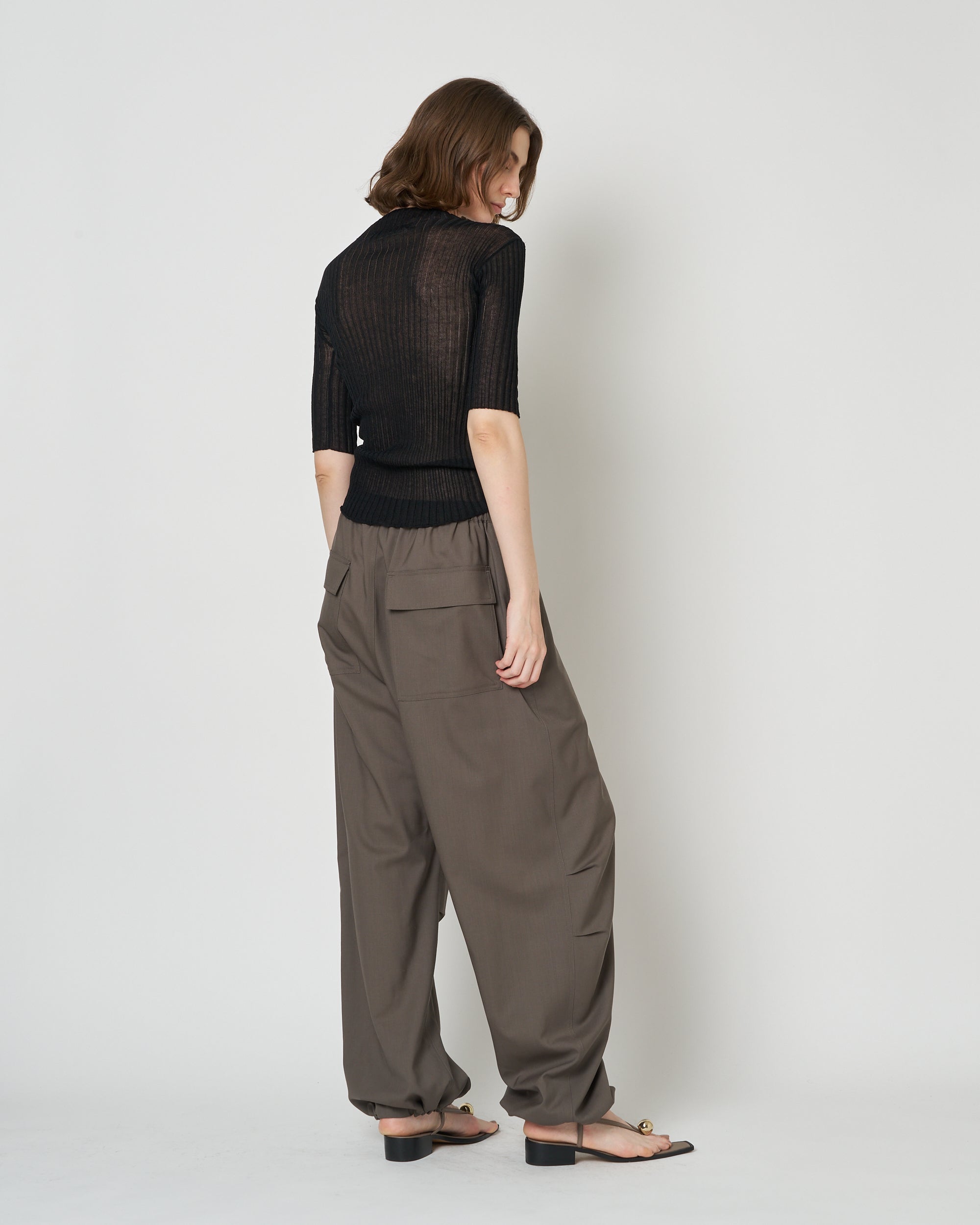 【PRE ORDER】MONICA - SUMMER WOOL TUCK WIDE PANTS