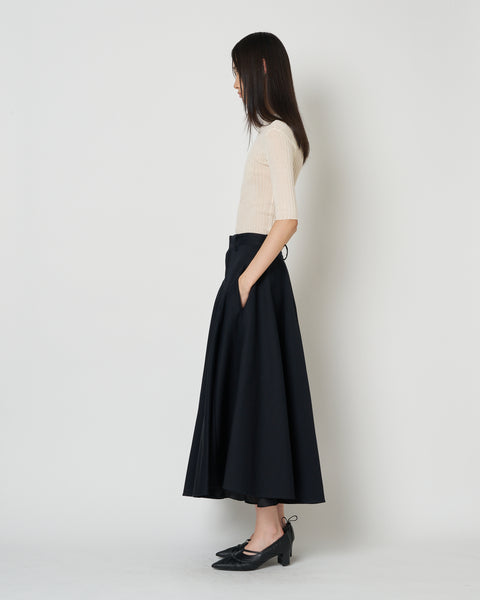 【PRE ORDER】NOLEEN - SUMMER WOOL FLARED SKIRT