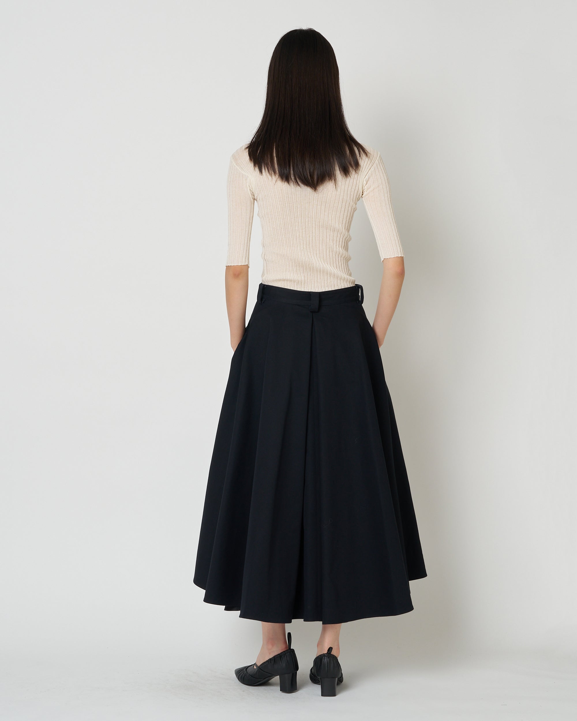 【PRE ORDER】NOLEEN - COTTON FLARED SKIRT