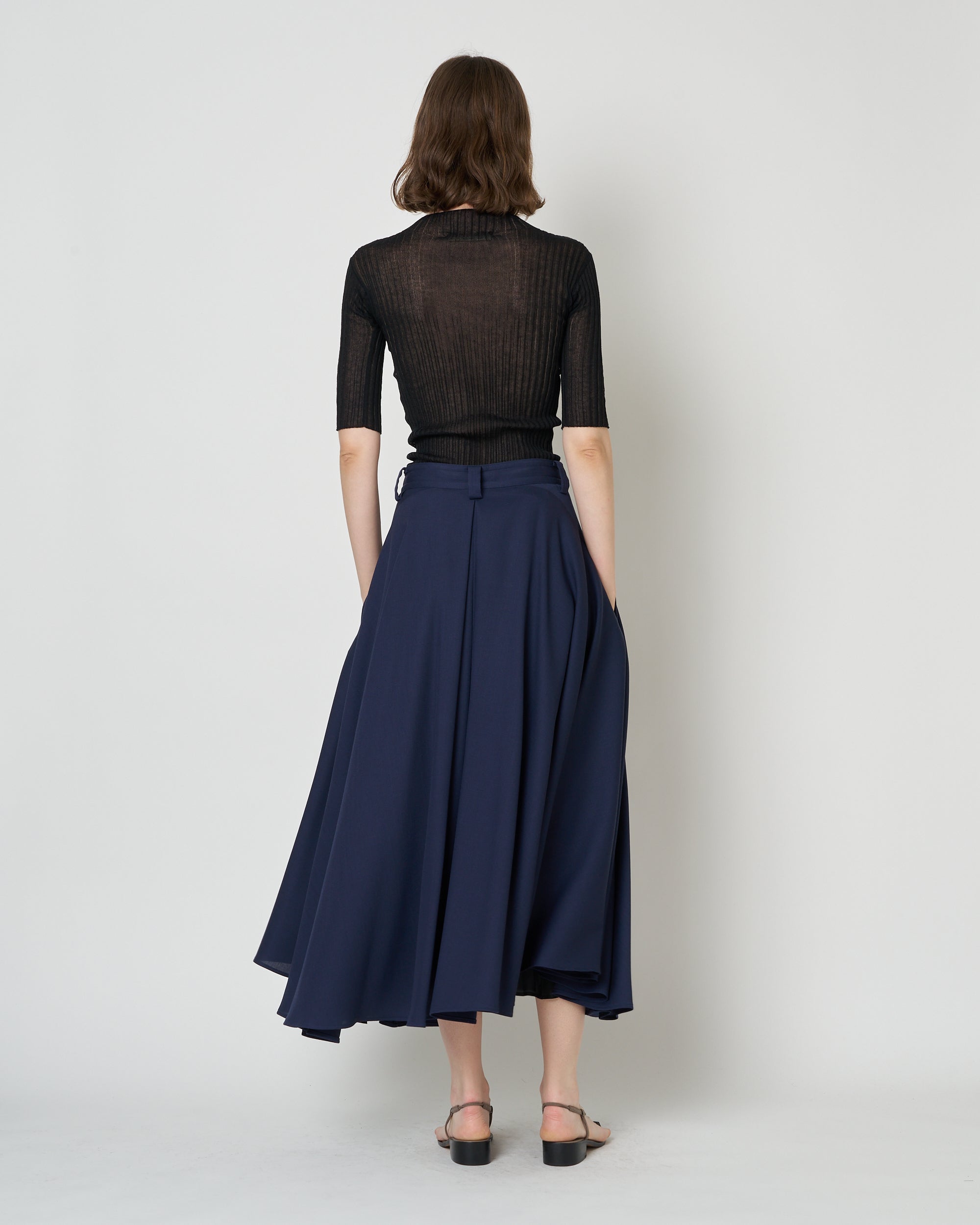 【PRE ORDER】NOLEEN - SUMMER WOOL FLARED SKIRT