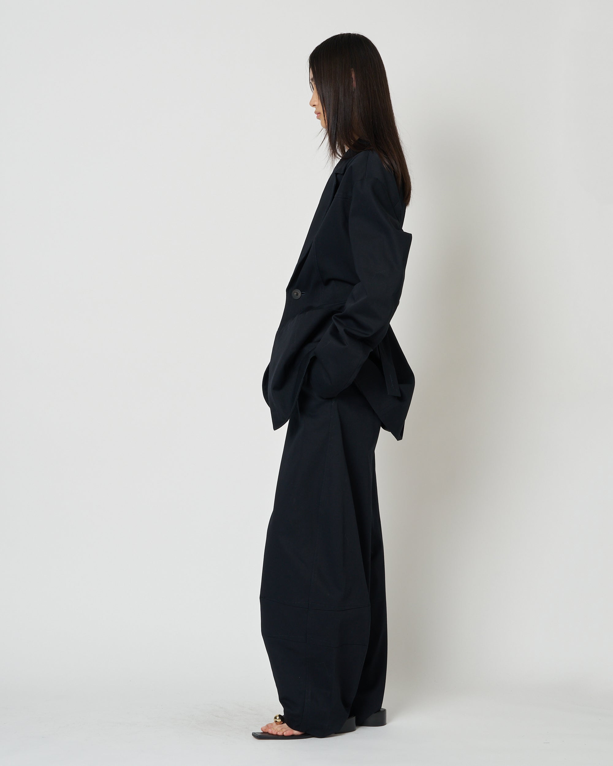 【PRE ORDER】NIRVA - COTTON OVERSIZE TAILORED JACKET