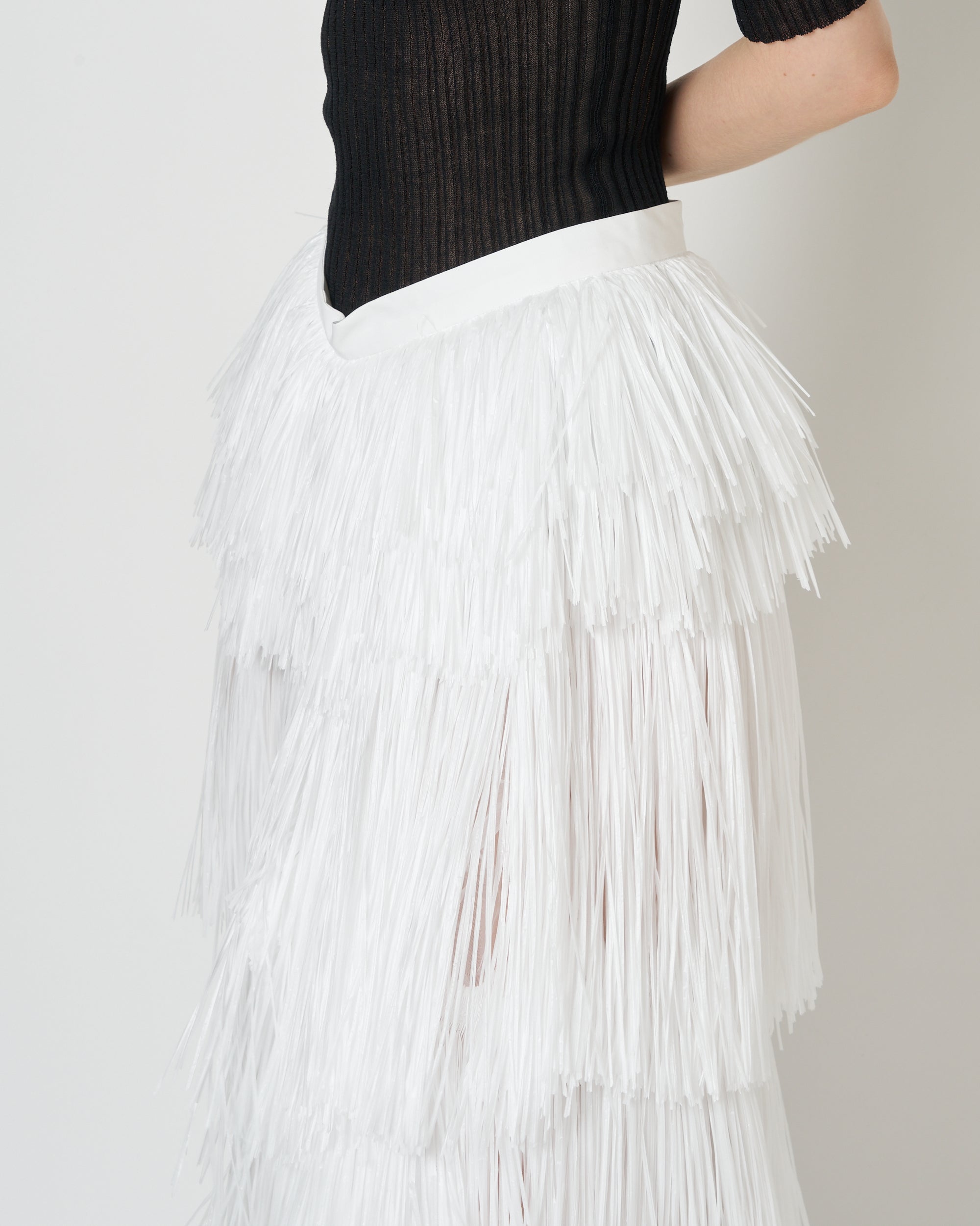 【PRE ORDER】NOX - RAFFIA FRINGE SKIRT
