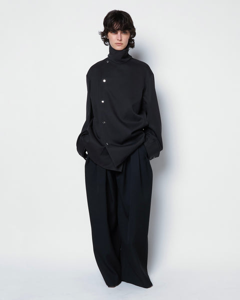ONDREA - STAND COLLAR WOOL JACKET