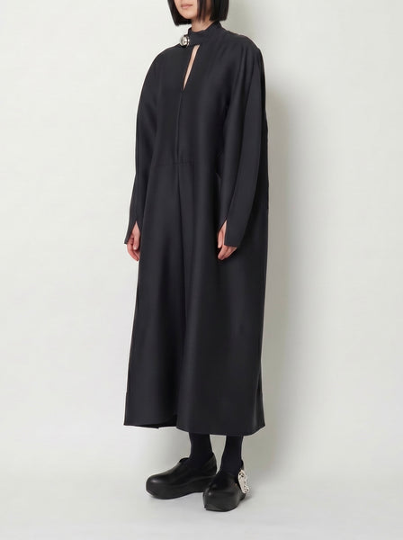 ELIANA - ROUND SHAPED SILK WOOL VOLUME DRESS