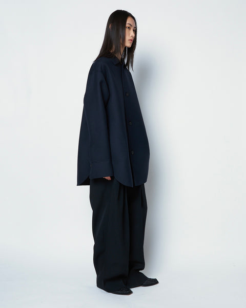 【PRE ORDER】ESMERALDA - DOUBLE FACE WOOL SHIRT JACKET