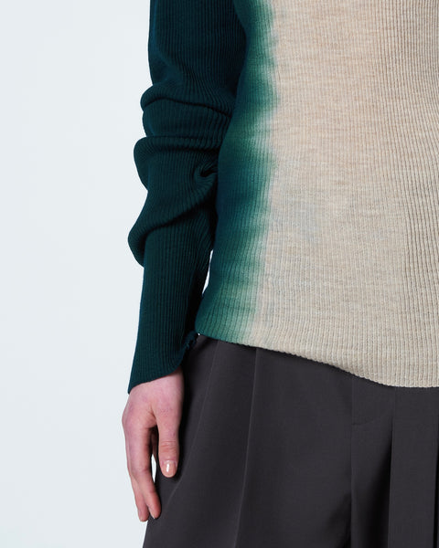 OPHIRAE - FINE GRADATION KNIT TOP