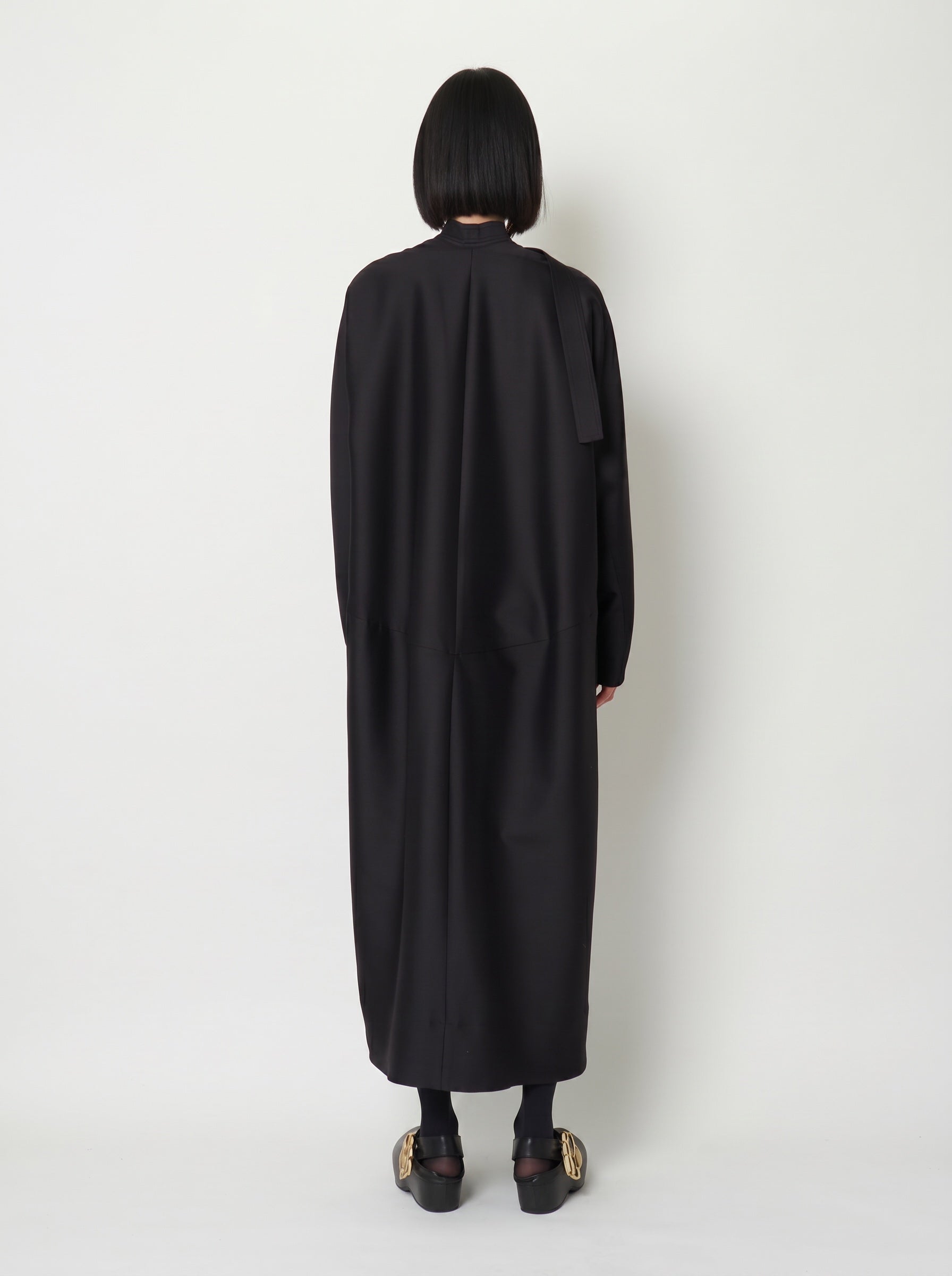 【COMING SOON】ELIANA - ROUND SHAPED SILK WOOL VOLUME DRESS