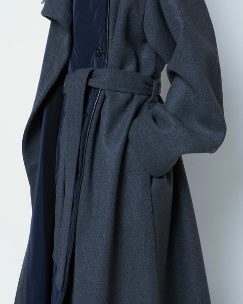 【PRE ORDER】ORELIA - DOUBLE LAYERED VIRGIN WOOL COAT