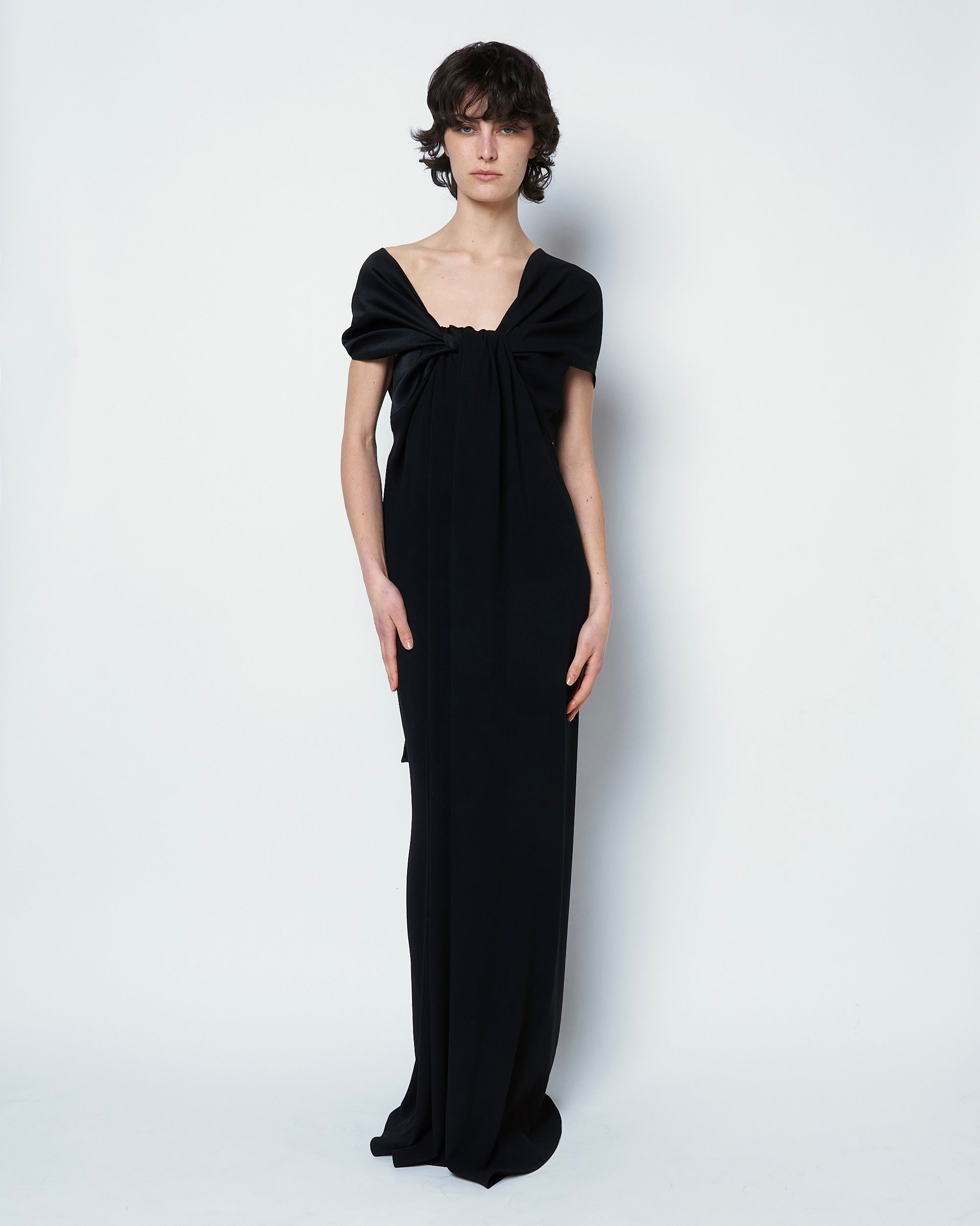 OPUS - DRAPED TRIACETATE DRESS