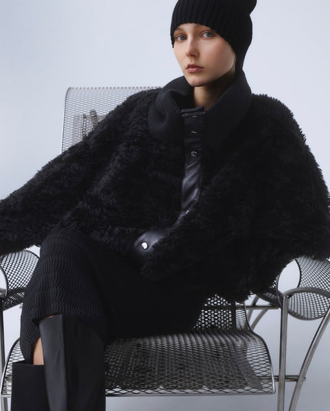 【PRE ORDER】ODELIA - WOOL MOHAIR COLLAR JACKET