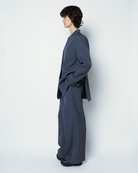 【PRE ORDER】HARU - COLLARLESS WOOL TAILORED BLAZER