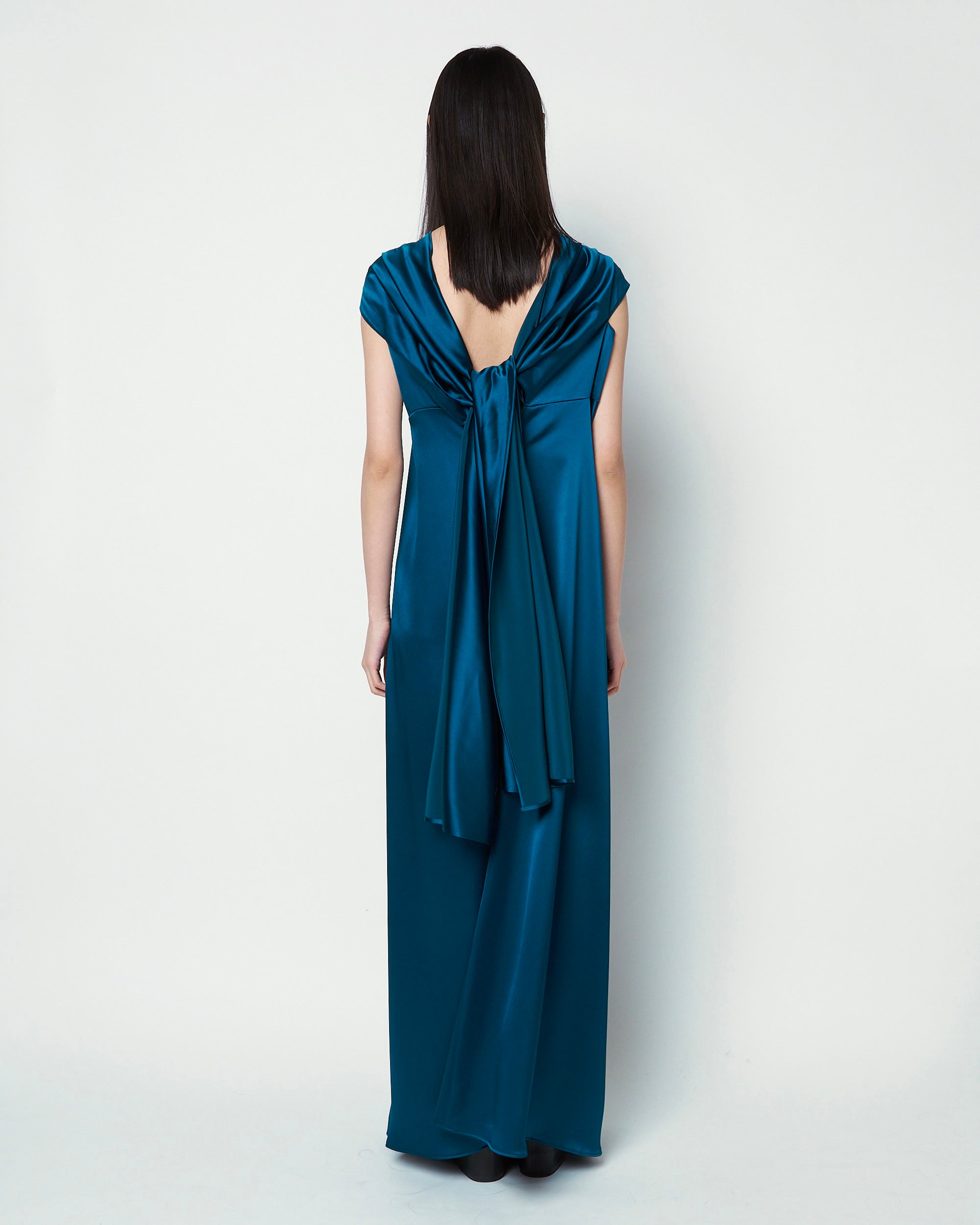 OPUS - DRAPED SATIN DRESS