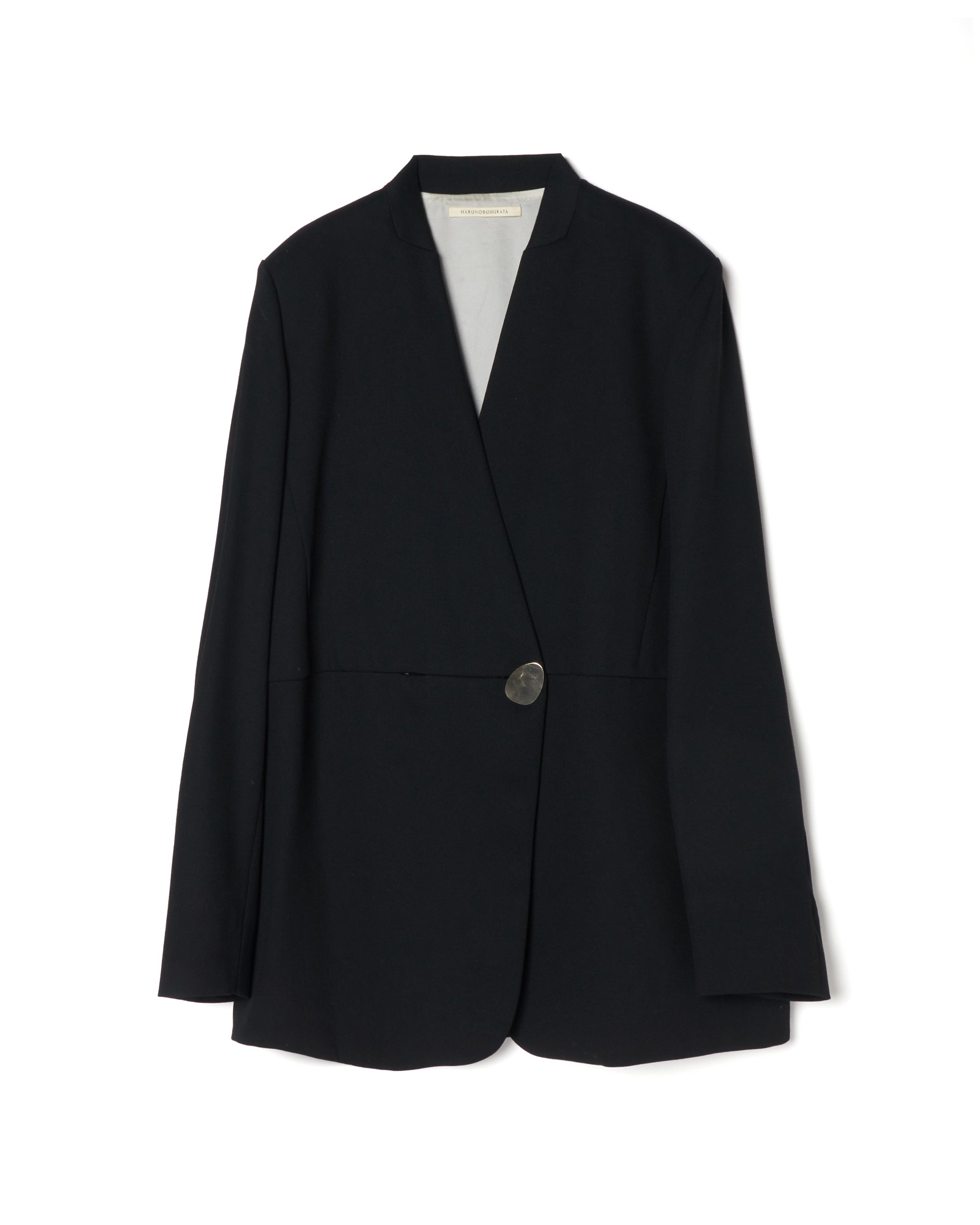 【PRE ORDER】HARU - COLLARLESS SUMMER WOOL TAILORED BLAZER