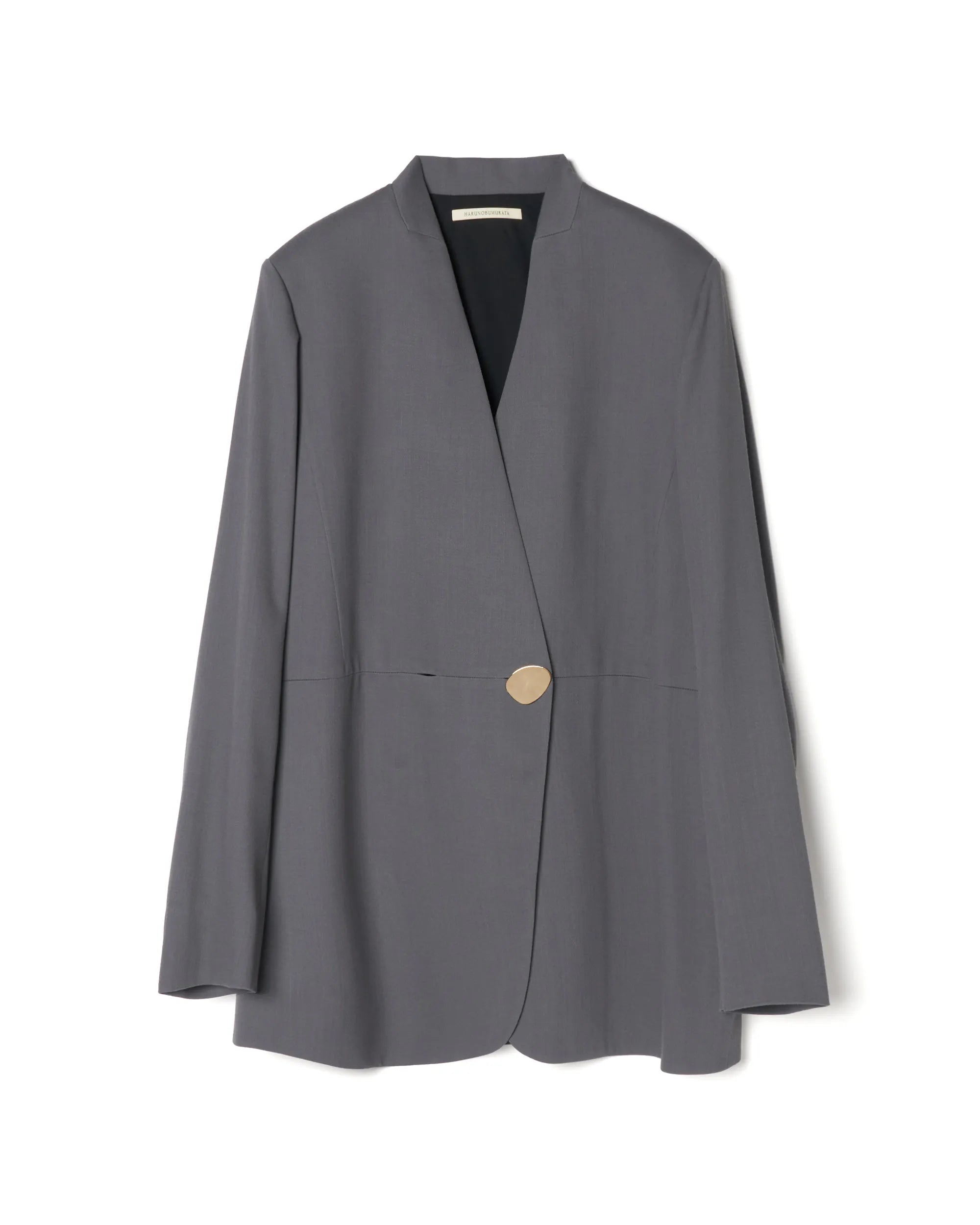 【PRE ORDER】HARU - COLLARLESS SUMMER WOOL TAILORED BLAZER