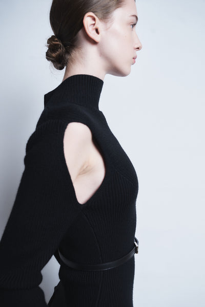 MARTINA - KNIT COMBINED DRESS