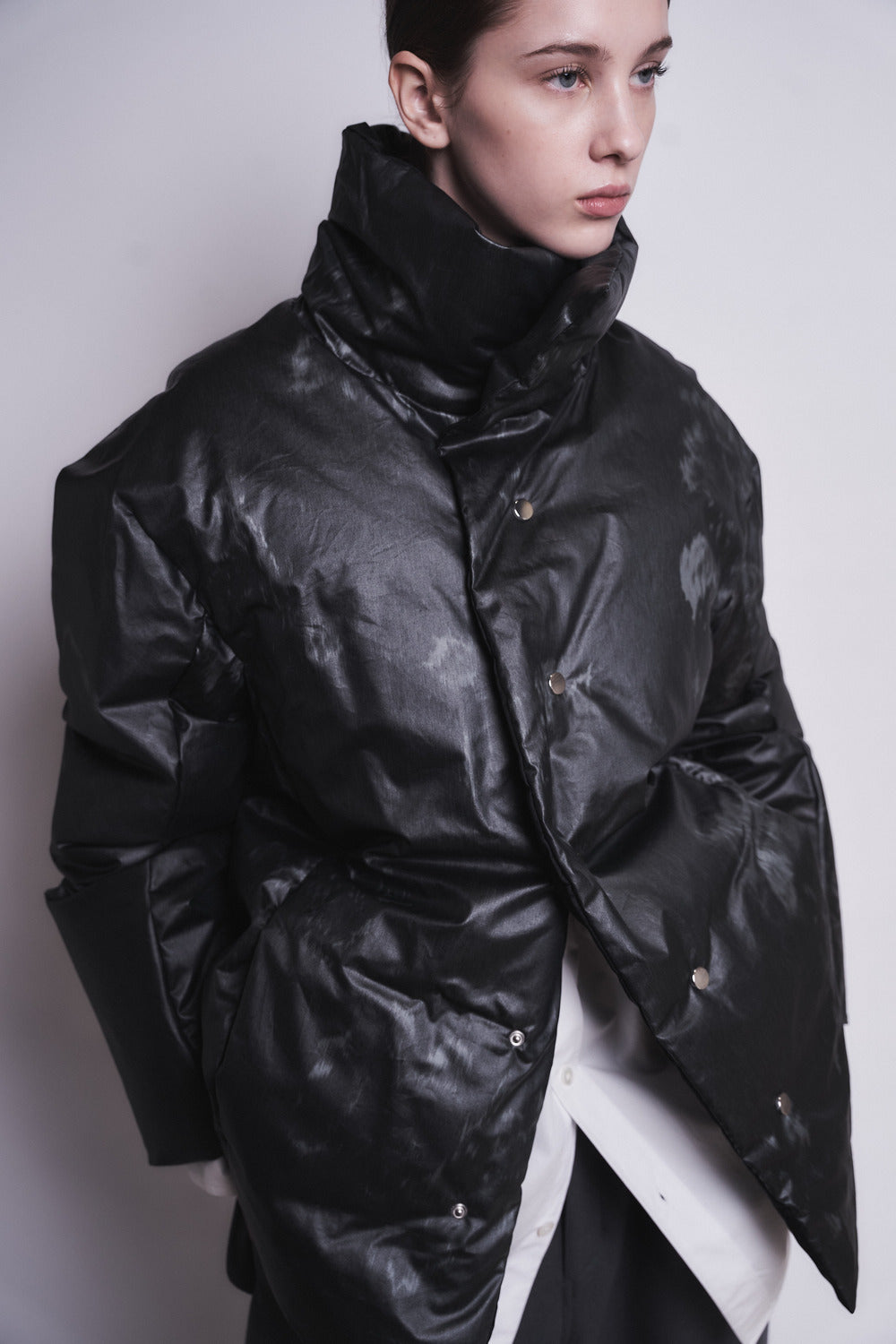 ITALERI - COATED COTTON SILK DOWN JACKET