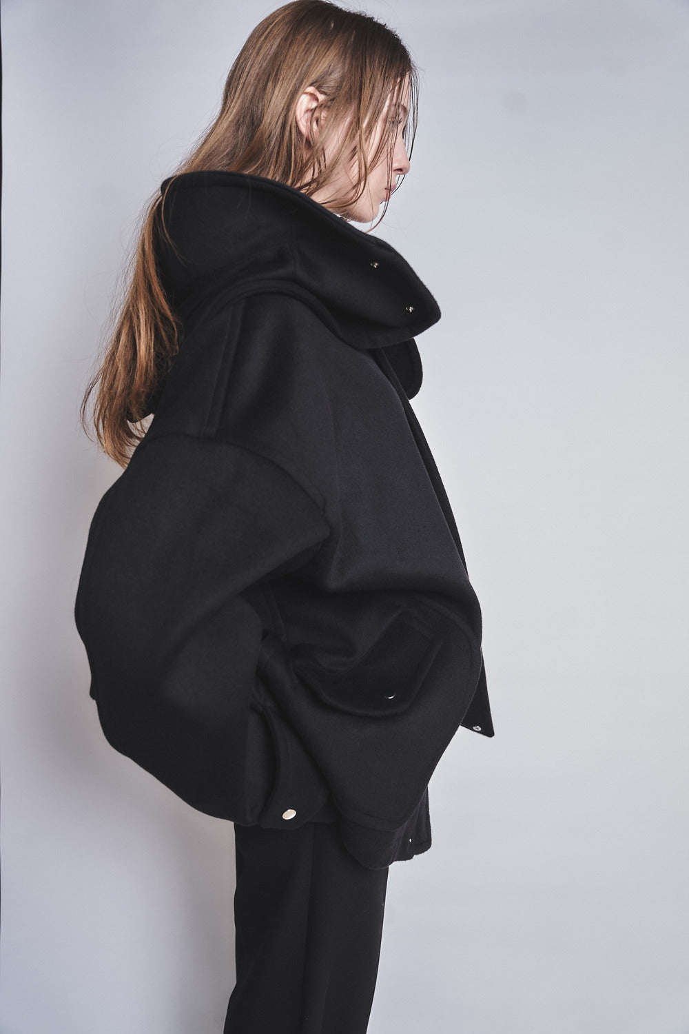 MARISA - HOODED WOOL PARKA