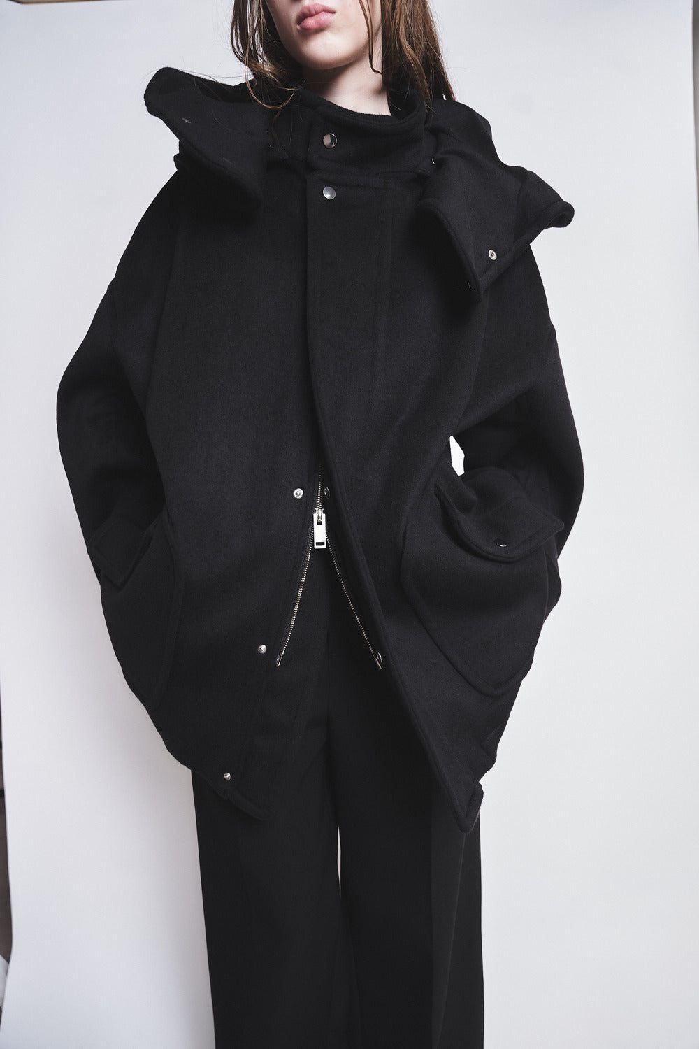 MARISA - HOODED WOOL PARKA