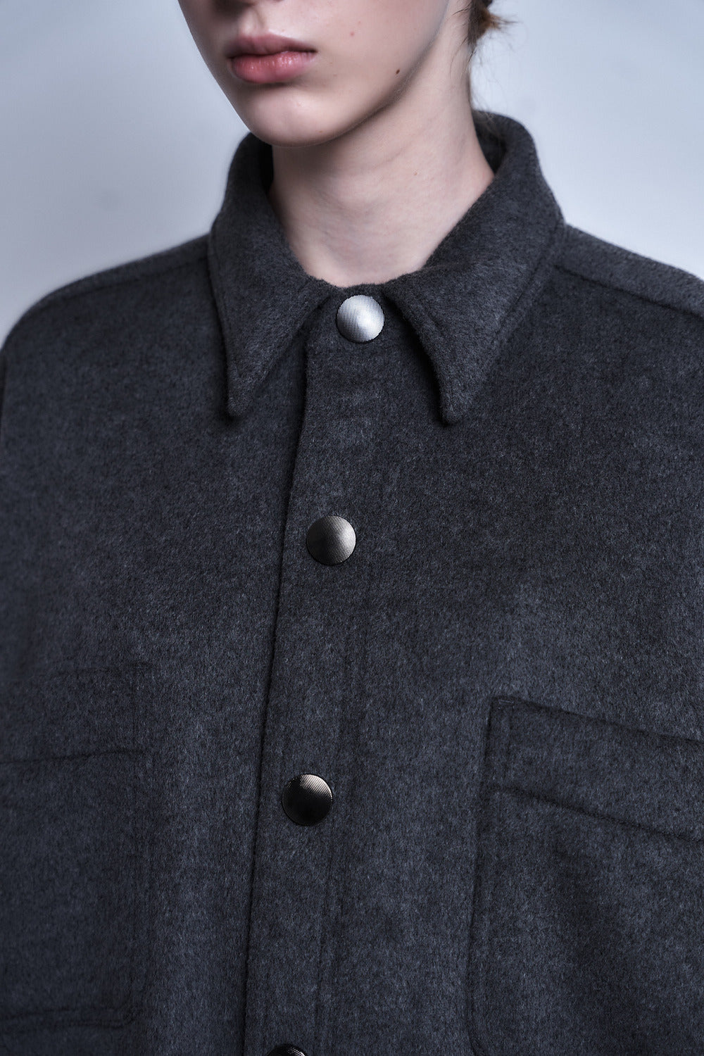 MARIA - WOOL OVERSIZE SHIRT JACKET