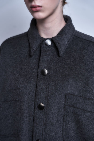 MARIA - WOOL OVERSIZE SHIRT JACKET