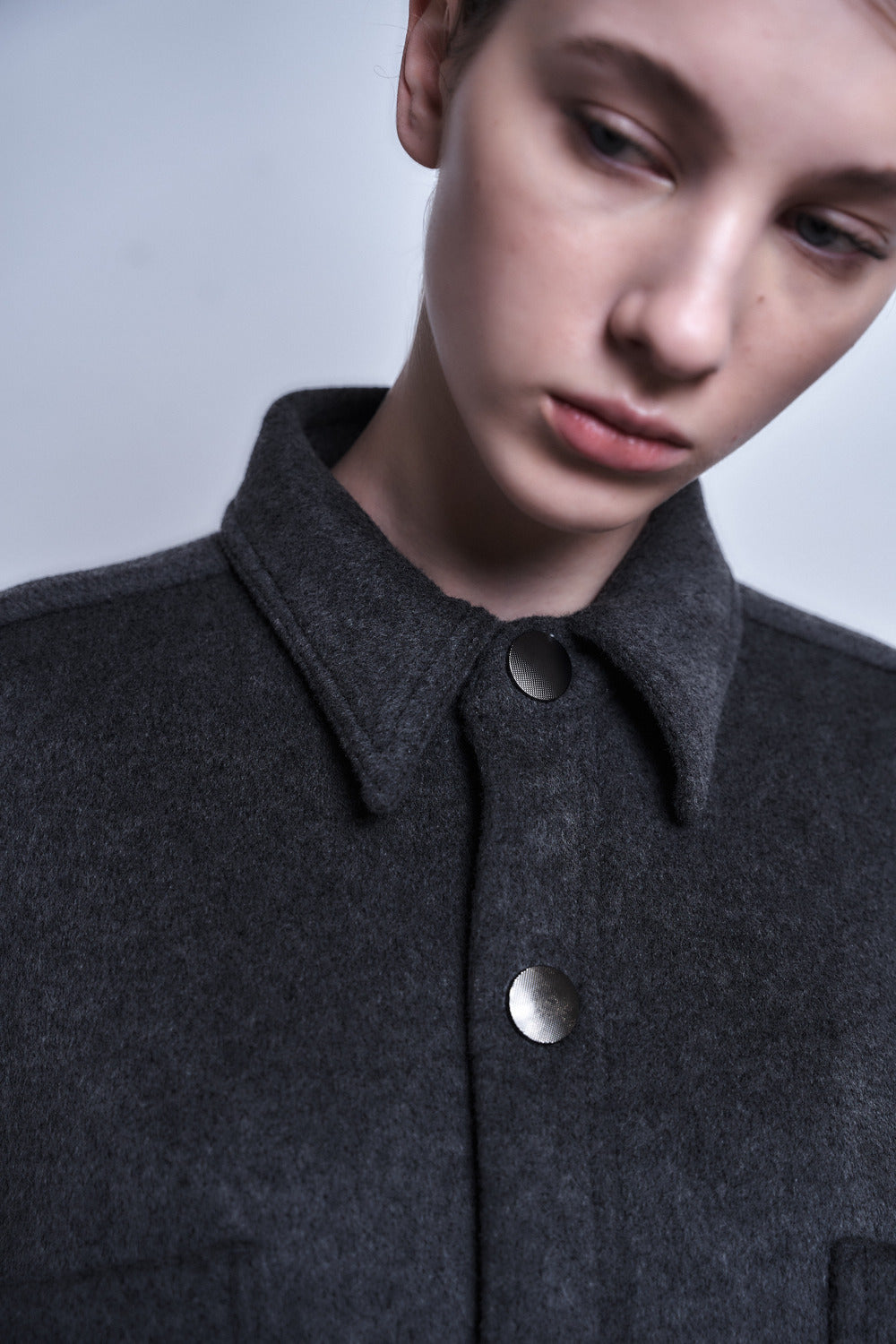 MARIA - WOOL OVERSIZE SHIRT JACKET