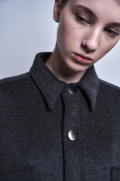 MARIA - WOOL OVERSIZE SHIRT JACKET